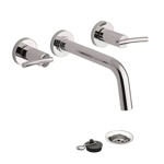 Grifería Fv Libby Lavatorio De Pared Cromo 203/39 Cr Lever