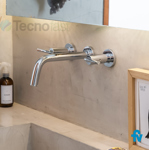 Grifería Fv Libby Lavatorio De Pared Cromo 203/39 Cr Lever