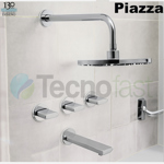 Griferia Ducha Bañera Piazza Icon 21306 Cierre Cerámico
