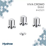 Combo Griferia Baño Hydra Viva Cromo Lavatorio Bidet Ducha
