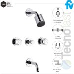 Griferia De Baño Completa Fv Pampa Ducha Bidet Lavatorio