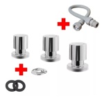 Griferia Baño Bidet Hydros Viva Cromo 405211 Transferencia