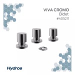 Griferia Baño Bidet Hydros Viva Cromo 405211 Transferencia