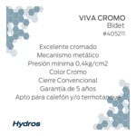 Griferia Baño Bidet Hydros Viva Cromo 405211 Transferencia
