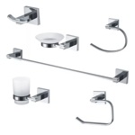 Kit De 6 Piezas Peirano Linea 11006 Accesorios Para Baños