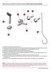 Griferia De Ducha Flexible Peirano Lugo 83-133 Transferencia