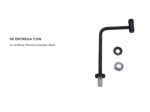 Griferia Para Baño Rieti Cuadrada Negro Matte