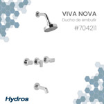 Griferia Ducha Con Transferencia Para El Baño Hydros Nova
