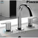 Grifería Lavatorio Mesada Piazza Logos Cierre Cerámico Baño