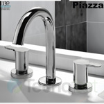 Grifería Lavatorio Mesada Piazza Logos Cierre Cerámico Baño