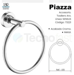 Set Accesorios Baño 4 Piezas Piazza Sensus Juego Kit 73228