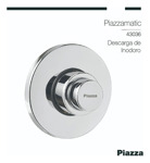 Valvula Tapa Descarga Inodoro Embutir Hydros Piazza 43035