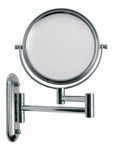 Espejo Extensible Hydros Baño 2 Caras Cromado 14 Cm Color Del Marco Plateado
