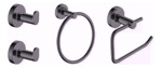 Kit Accesorios Piazza Sensus 73228gf 4 Pzas Grafito