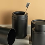 Porta cepillo de dientes Bold Ou Pel100ptf Negro