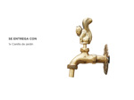 Canilla de Jardín Diseño Ardilla Gadnic de Cobre