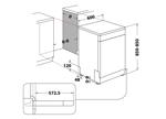 Lavavajilla Ariston 15 cubiertos Inox