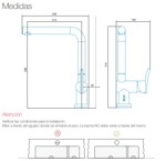 Griferia Cocina Fv Libby 411.04/39e Monocomando Touch Tactil