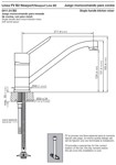 Griferia Cocina Fv 0411.01/b2 Mesada Newport Monocomando