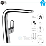 Griferia Monocomando Para Cocina Epuyen Fv 0411.04/L2 cromo