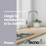 Grifería Cocina Monocomando Gourmet Cromo 10303 Piazza