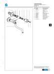 Griferia Fv Pampa 409/b6 Juego de Cocina/Lavadero Para Pared