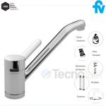 Grifería Cocina  Fv Swing Monocomando Mesada 0411.01/90