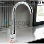 Grifería Cocina Piazza Emblem 10017 Monocomando Color Cromado