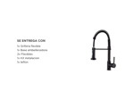 Griferia Extensible Para Cocina Gadnic Canilla Monocomando Flexible