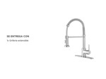 Griferia Extensible Para Cocina Gadnic Canilla Monocomando