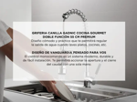 Griferia Canilla Gadnic Cocina Gourmet Doble Función 55 Cm Premium