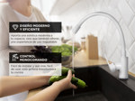 Griferia Monocomando Gadnic Para Cocina Flexible  - Color Negro