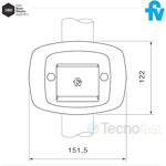 Tapa Y Tecla Para Valvula Descarga De Inodoro Fv 0368.02