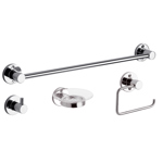 Kit De Accesorios Baño Fv Arizona 4 Piezas 0179.04/b1 Cromo