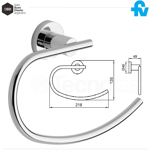Kit De Accesorios 6 Piezas Fv Libby 0179.06/39 Set Baño