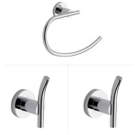 Combo Accesorios Fv Libby Toallero aro + 2 Perchas