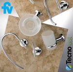 Combo Accesorios Fv Libby Toallero aro + 2 Perchas