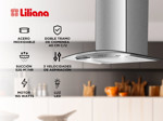 Campana de Cocina Liliana Pure Desing KC994 Acero Inoxidable