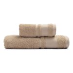 Juego De Toalla y Toallon Arcoiris Edy Color Beige