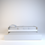 Cama 1 plaza marinera melamina dormitorio Nevado con Everest