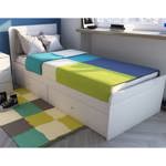 Cama 1 Plaza para colchón de 80 cm con 2 cajones 195 x 90 x 90 cm  CODIGO  17019