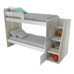 Cama Cucheta con Escalera Lateral 1 12 Plaza 245 x 168 x 90 cm  CODIGO 1705