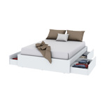 Cama Box Doble C141 Blanca