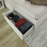 Cama Box Doble C141 Blanca