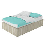 Cama con Cajones 120 x 201 cm  Linea Cubo  CODIGO 4028 HEL