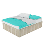 Cama con Cajones 160 x 201 cm  Linea Cubo  CODIGO 4022 WEN