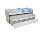 Cama Nido Doble Reforzada con cajones 1 Plaza HELSINKI