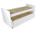 Cama Nido Doble Reforzada con cajones 1 Plaza HELSINKI