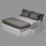 Cama Box Extensible 200 cm EMC Blanco