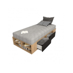 Box Juvenil 90x190 4 Cajones Tables 6440 Olmo-Negro